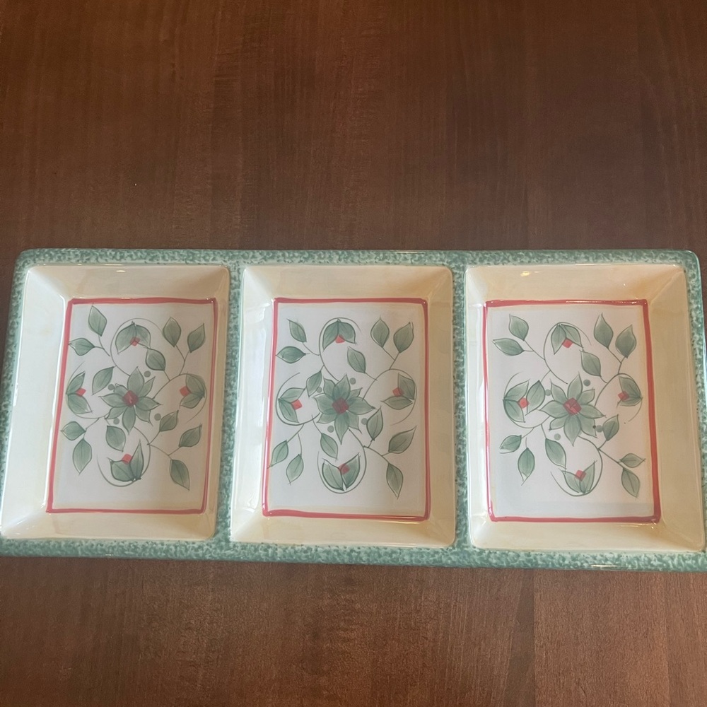 Pfaltzgraff beautiful divided serving dish